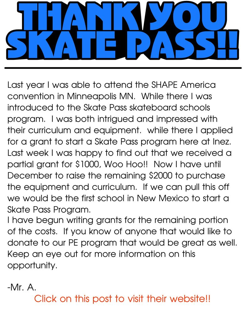 THANK YOU SKATE